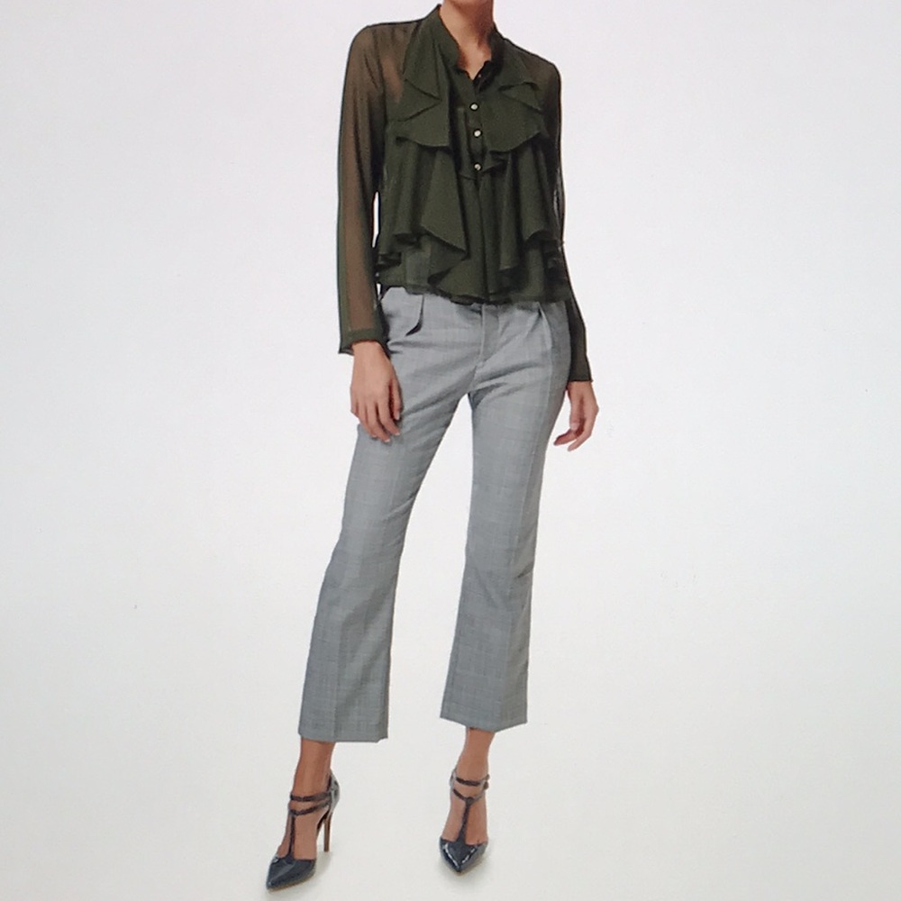 Alvin Valley Kane crop plaid trouser 40/6